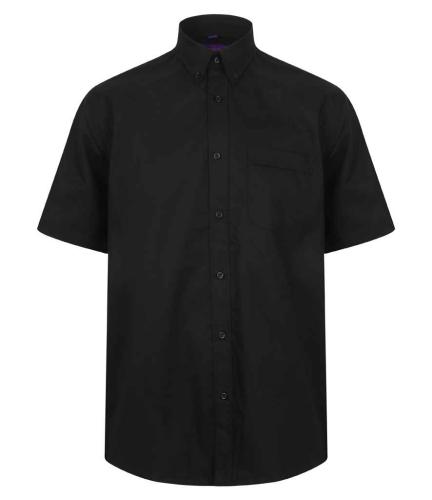 Henbury S/S Wicking Shirt - Black - 3XL